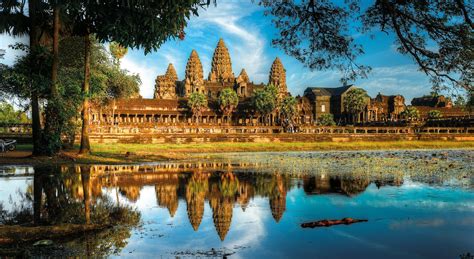 Angkor Wat, the world's biggest religious complex, is sacred to .